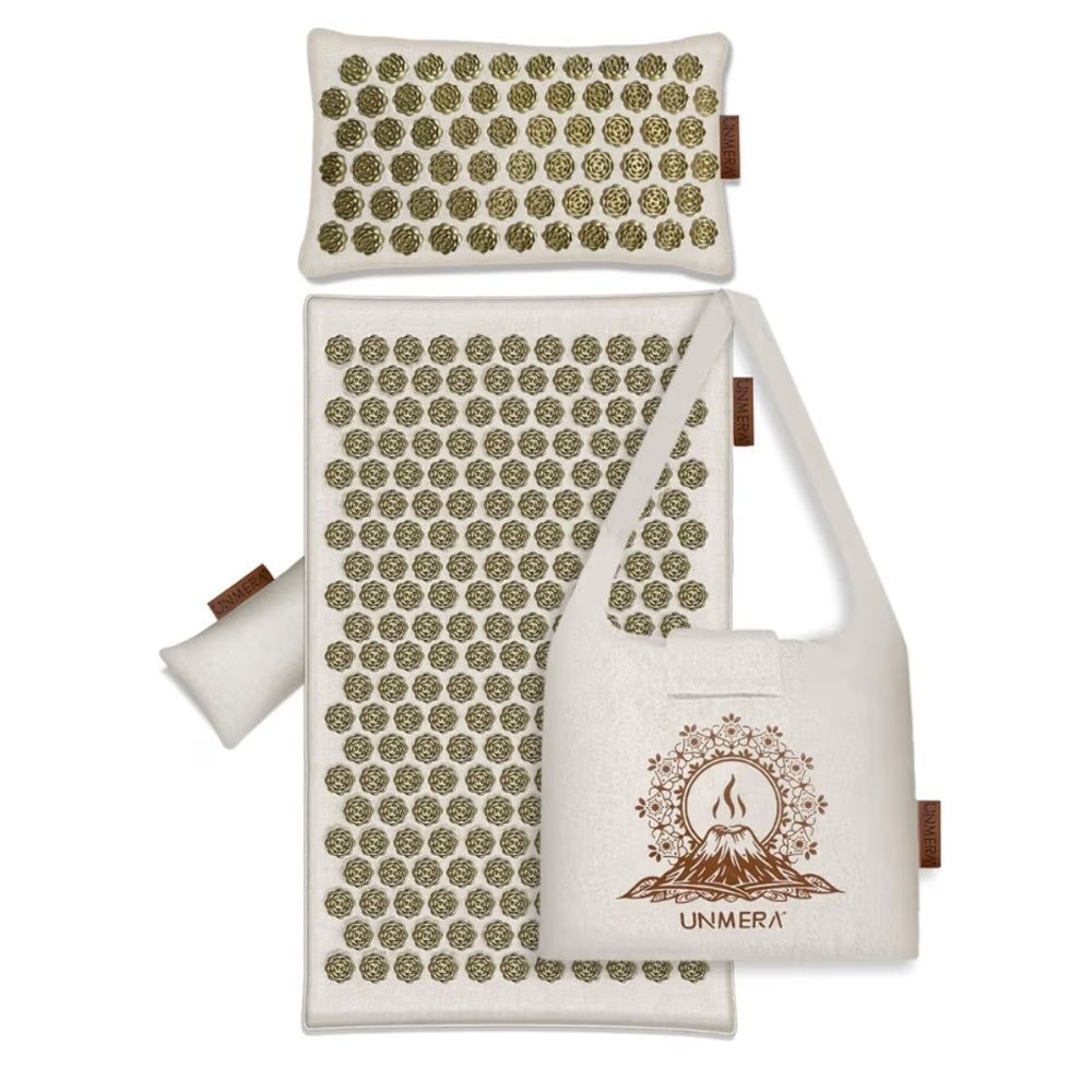 UNMERA Mat and Pillow Set Linen Original- Volcano NWT